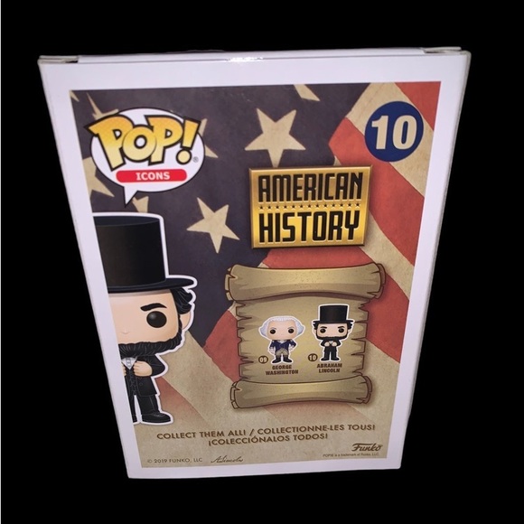 New Vaulted 2019 Target Exclusive Abraham Lincoln American History Funko Pop - Picture 5 of 8